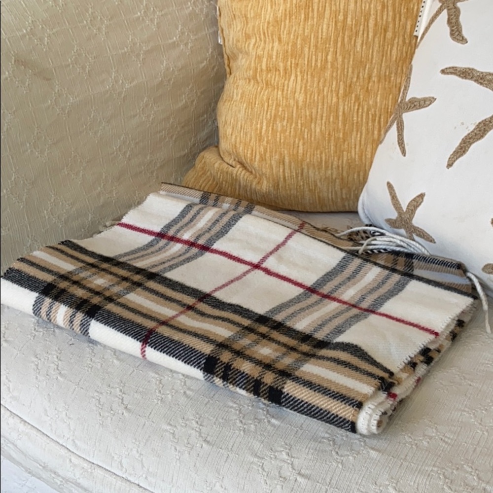 Burberry patterned scarf